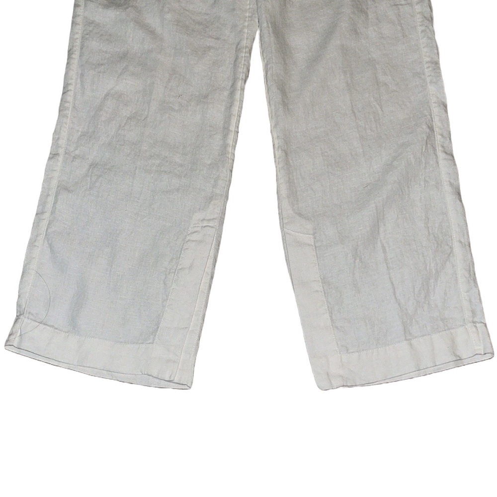 Athleta Women’s Retreat Linen Wide Leg Pant in Calla Lily Size 2 - Picture 7 of 12